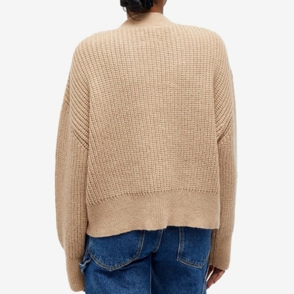 Anine Bing Maxwell rib-knit cardigan NWT Size M - Picture 3 of 9